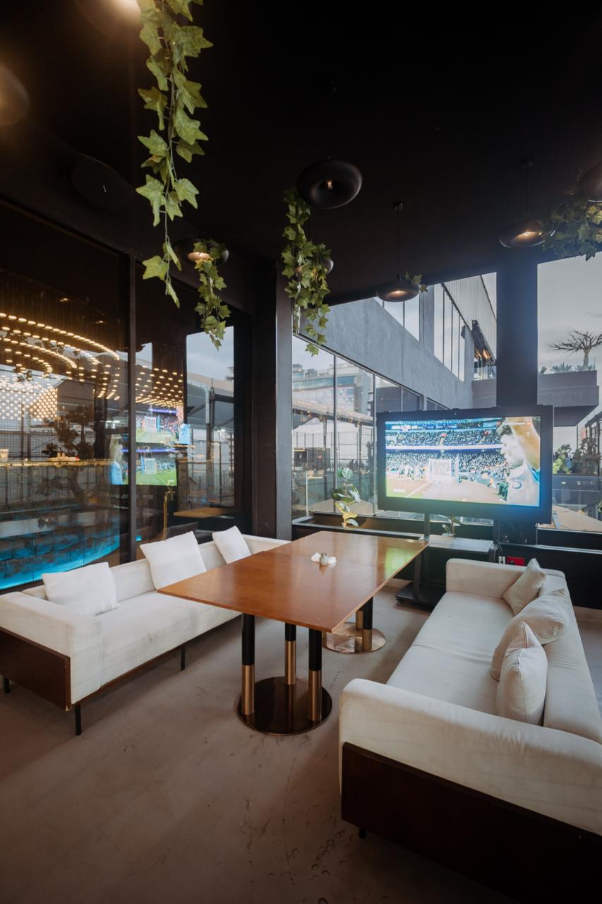 Premium lounge seating area